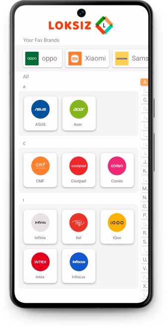 Loksiz EMI locker software on a financed smartphone