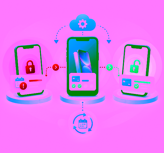 Mobile device locking solution locking a financed phone